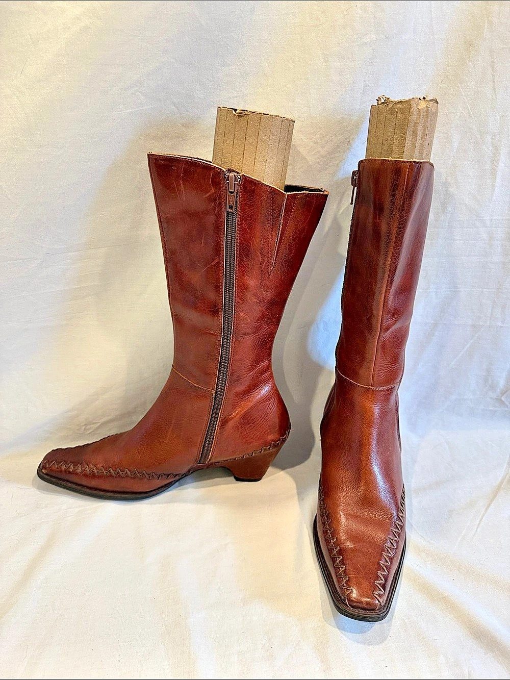 Pikolinos Brown Leather Knee-High Boots EU 36